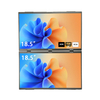 TC185D 18.5-inch dual screen portable display with dual FHD expansion screen, laptop secondary screen, programmer, editor, split screen, plastic 